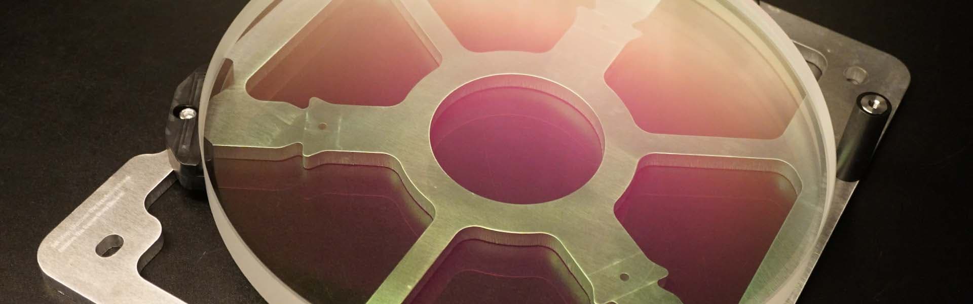 Telescope lenses for high-energy laser PHELIX